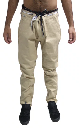 Calça Masculina Sarja Hocks Grind - Caqui