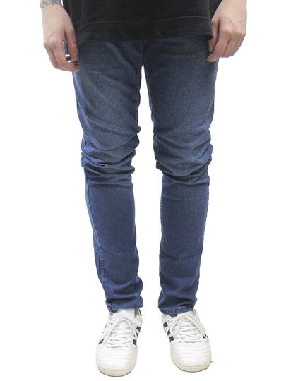 Calça Masculina Session Sarja Basica - Jeans Azul Medio