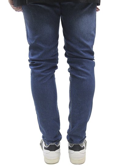Calça Masculina Session Sarja Basica - Jeans Azul Medio
