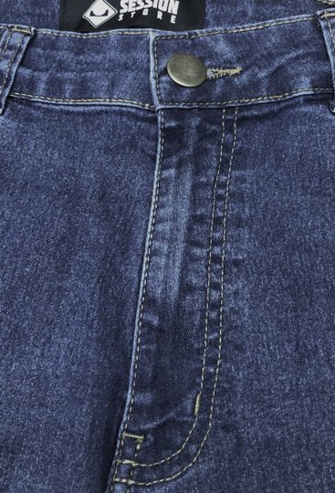 Calça Masculina Session Sarja Basica - Jeans Azul Medio