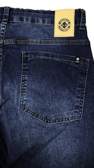 Calça Masculina Session Sarja Basica - Jeans Azul Medio