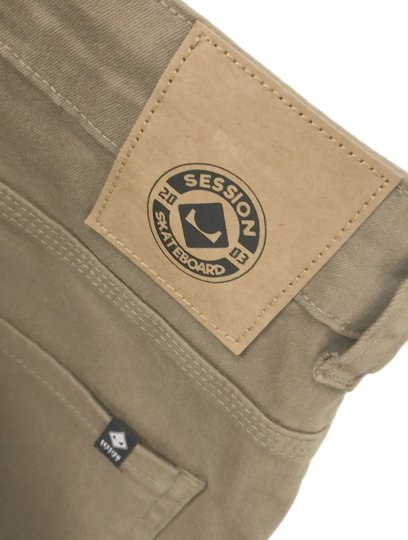 Calça Masculina Session Sarja Classic - Khaki