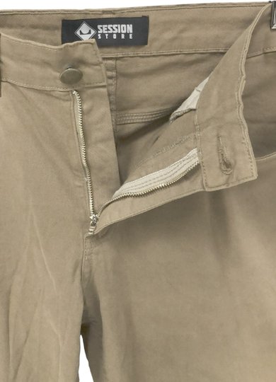 Calça Masculina Session Sarja Classic - Khaki