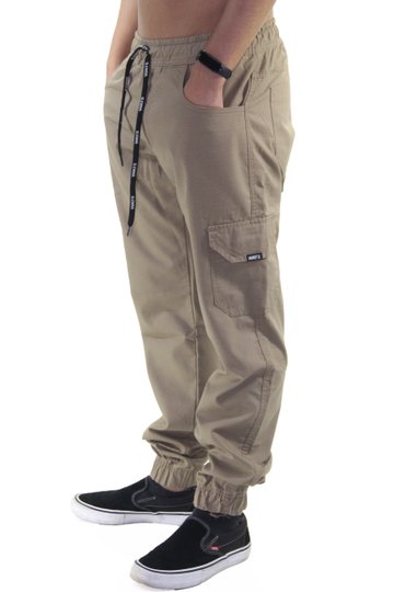 Calça Masculina Wats Jogger Ripstop - Bege