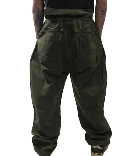Calça Masculina Wats Sarja Balão - Verde