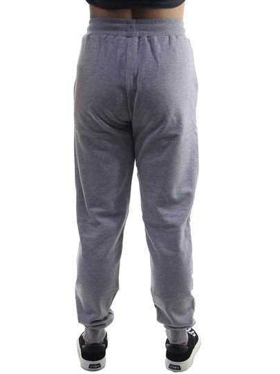 Calça de Moletom Feminina Santta Maré Peluciada - Cinza mescla