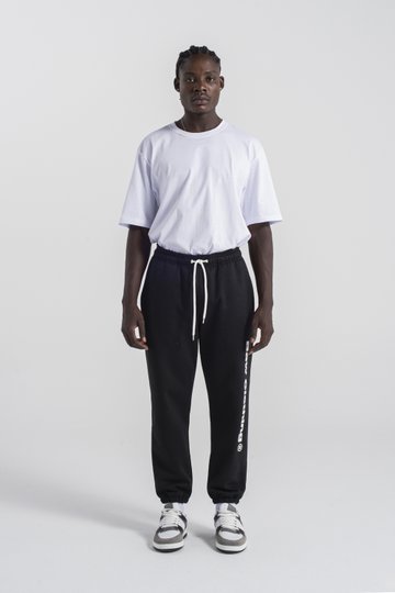 Calça de Moletom Unissex Baw Track Joger - Preto