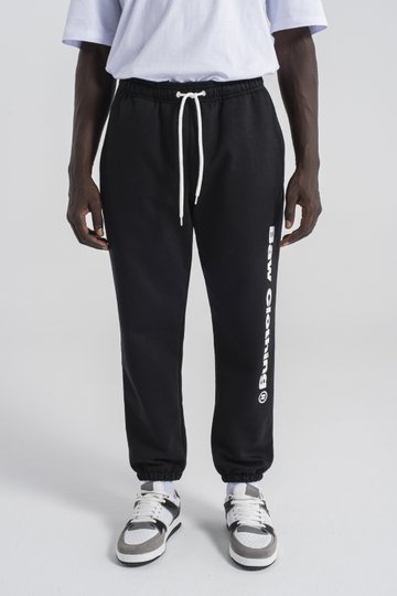 Calça de Moletom Unissex Baw Track Joger - Preto