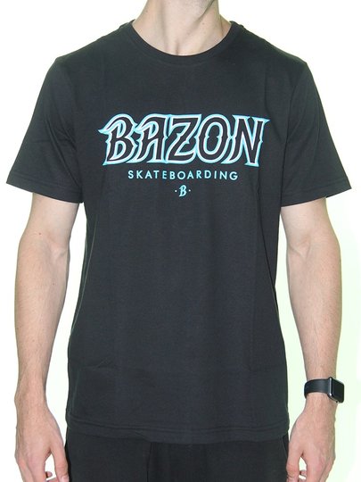 Camiseta Masculina BAZON Classic Manga Curta Estampada - Preto