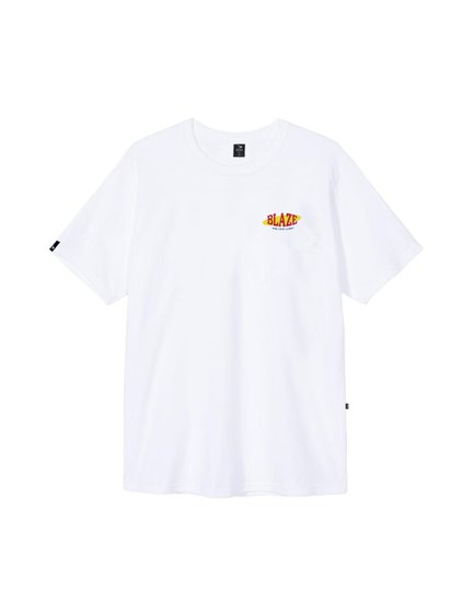 Camiseta Masculina Blaze Market Manga Curta Estampada - Branco