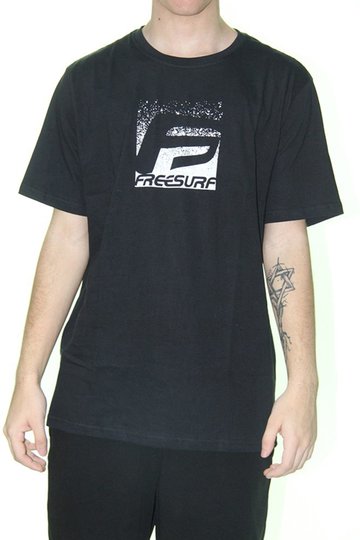 Camiseta Masculina Freesurf Gradient Manga Curta Estampada - Preto