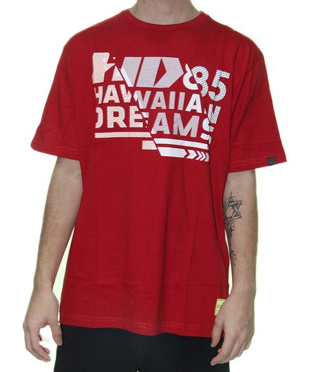 Camiseta Masculina HD Future Manga Curta Estampada - Vermelho