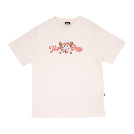 Camiseta Masculina High Badball Tee Manga Curta Estampada - Branco