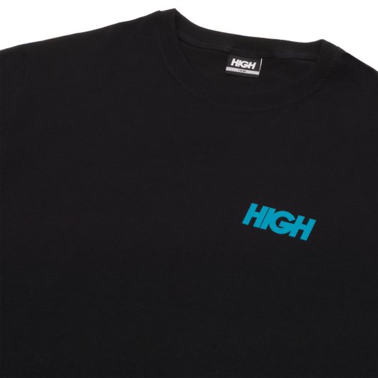 Camiseta Masculina High Ocean Manga Curta - Preto