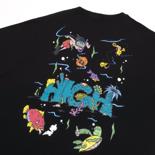 Camiseta Masculina High Ocean Manga Curta - Preto