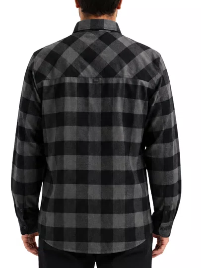 Camisa De Botão Masculina Freesurf Buffalo - Preto/Cinza