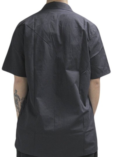 Camisa De Botão Masculina LRG Research Manga Curta Estampada - Preto