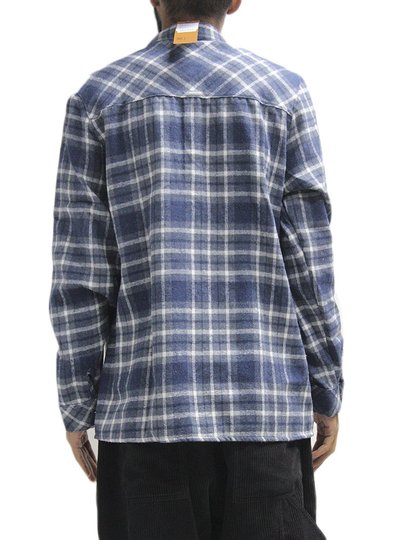 Camisa Flanela Masculina Freesurf Heavy - Azul/Branco