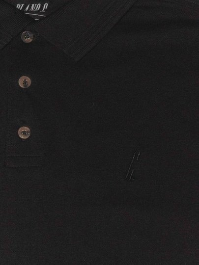 Camisa Gola Polo Masculina Plano C Piquet Bordado Surton - Preto