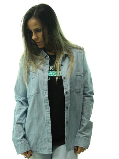 Camisa Jeans Roxy Obscura - Jeans