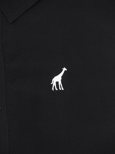 Camisa Masculina LRG 47 Woven Manga Curta Estampada - Preto
