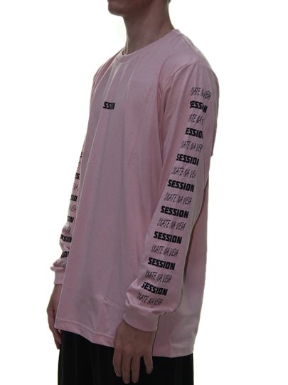 Camisa Masculina Session Skate In The Vein Manga Longa - Rosa