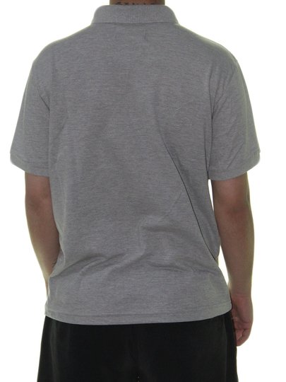 Camisa Polo Masculina Blinca Etc Manga Curta Estampada - Cinza Mesclado