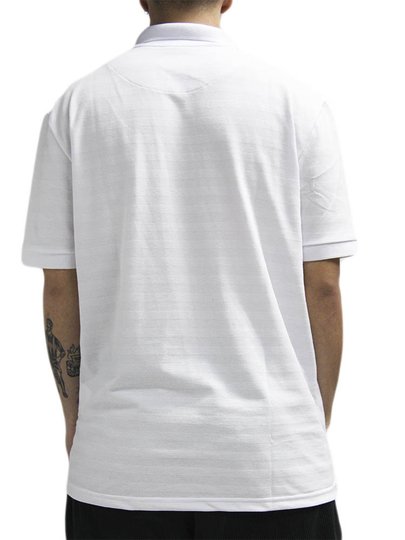 Camisa Polo Masculina Freesurf Grid Manga Curta Estampada - Branco