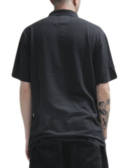 Camisa Polo Masculina Rusty Essential Manga Curta Estampada - Preto