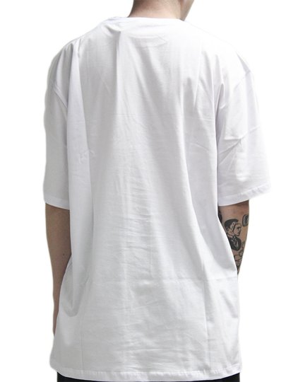 Camiseta Big Masculina Hurley Mini Icon Manga Curta Estampada - Branco
