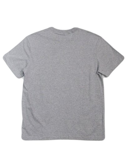 Camiseta Big Masculina New Era Logo Lakers Manga Curta Estampada - Cinza/Mescla