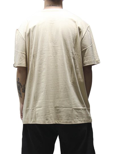 Camiseta Big Masculina New Era Logo New York Yankees Manga Curta Estampada - Khaki