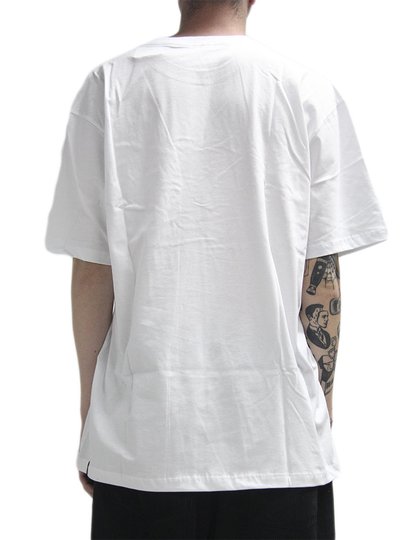 Camiseta Big Masculina Rusty Essential Manga Curta Estampada - Branco