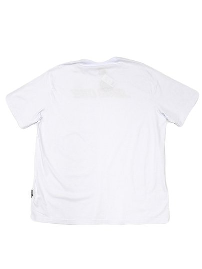Camiseta Big Masculina Santa Cruz Classic Strip Manga Curta Estampada - Branco