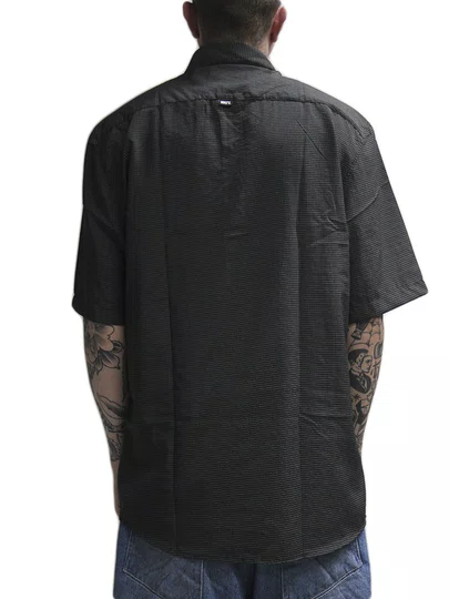 Camiseta De Botâo Masculina Wats Xadrez Manga Curta Estampada - Multicores