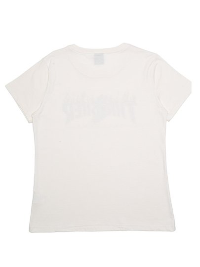 Blusinha Feminina Colab THRASHER X SANTA CRUZ Screaming Flame - Off White