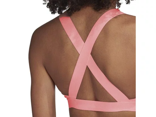 Top de sutiã feminino adidas Originals  - Salmão