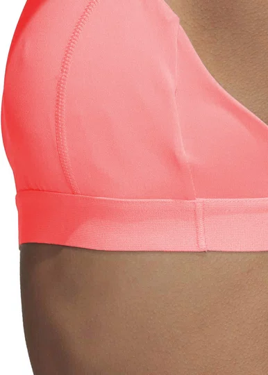 Top de sutiã feminino adidas Originals  - Salmão