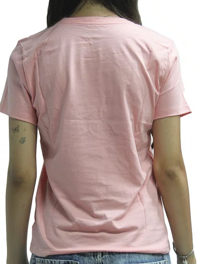 Camiseta Feminina Hurley One&Only Manga Curta Estampada - Rosa