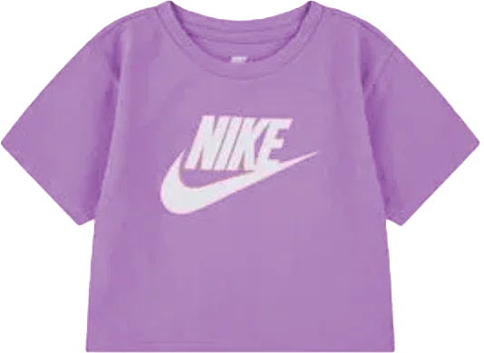 Camiseta Feminina Nike Sportswear cropped Essential algodão macio - Vinho