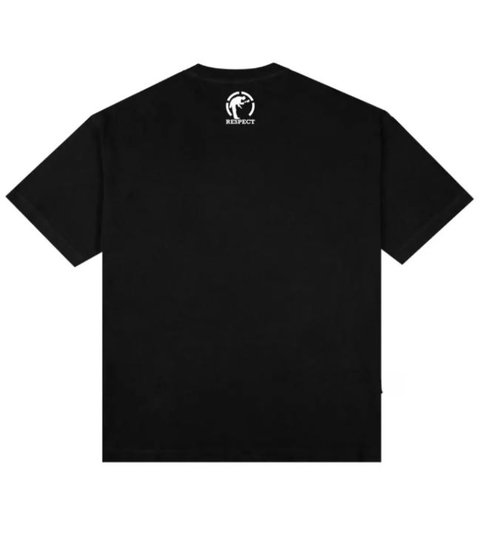 Camiseta Feminina Respect Beyonce Manga Curta Estampada - Preto