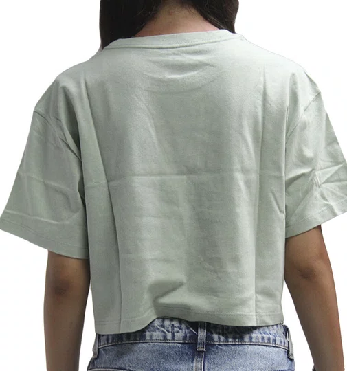 Blusinha Feminina Vans Scottie Relaxed Manga Curta Estampada - Verde