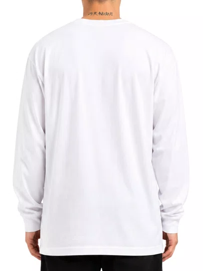 Camiseta Grizzly Mini Bear Script Manga Longa - Branco