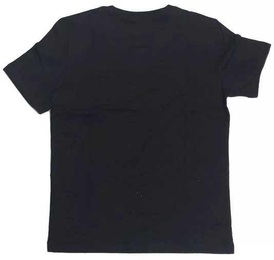 Camiseta Infantil Champion Logo Script Ink Manga Curta Estampada - Preto
