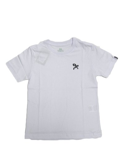Camiseta Infantil Grow Logo 3X3 Manga Curta Estampada - Branco