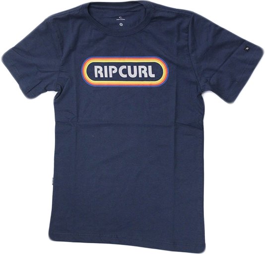 Camiseta Infantil Rip Curl Pilulle Tee Manga Curta Estampada - Marinho