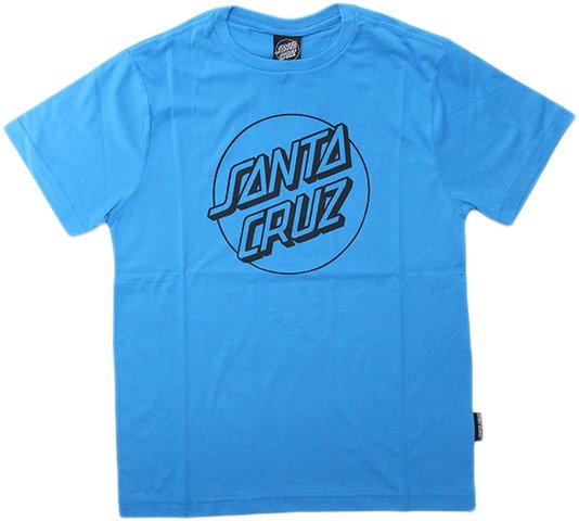 Camiseta Infantil Santa Cruz Opus Dot Manga Curta - Azul Royal