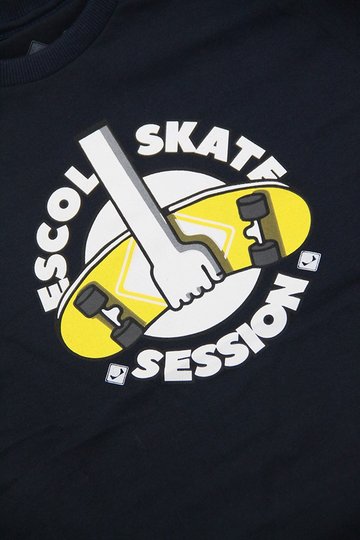 Camiseta Infantil Session Escolinha de SKT Manga Curta Estampada - Marinho