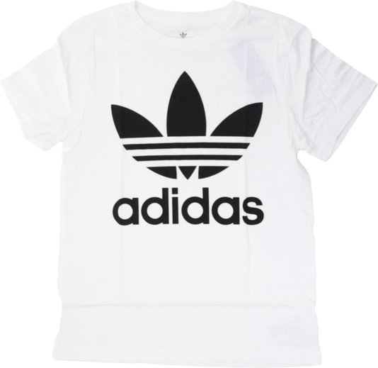 Camiseta Juvenil Adidas Trefoil - Branco