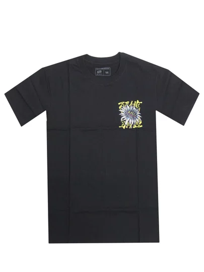 Camiseta Juvenil Blunt Chihiro Manga Curta Estampada - Preto